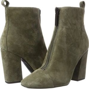 ❌SOLD❌ Kendall + Kylie Ankle Boots - 7.5M, Olive Green Suede